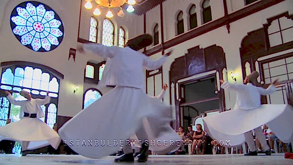 dervish show in sultanahmet sirkeci train station, dervish dance, sufism and dervish ceremony istanbul