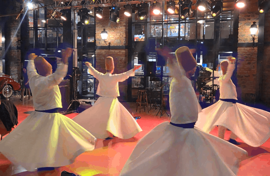 Whirling Dervish Ceremony for a private Gala Dinner in Rahmi Koc Museum